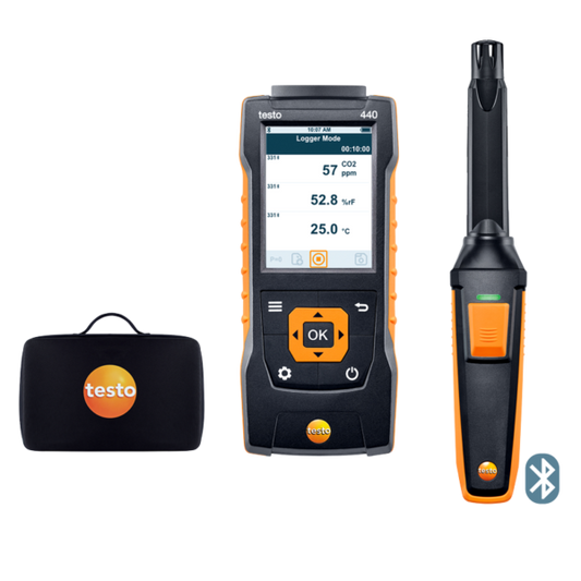 testo 440 – CO2 sett med Bluetooth