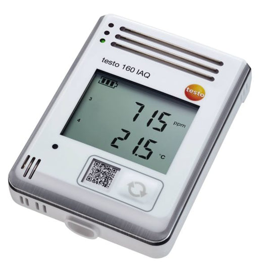 Datalogger for Temp, Fukt, CO2, Trykk – testo 160 IAQ