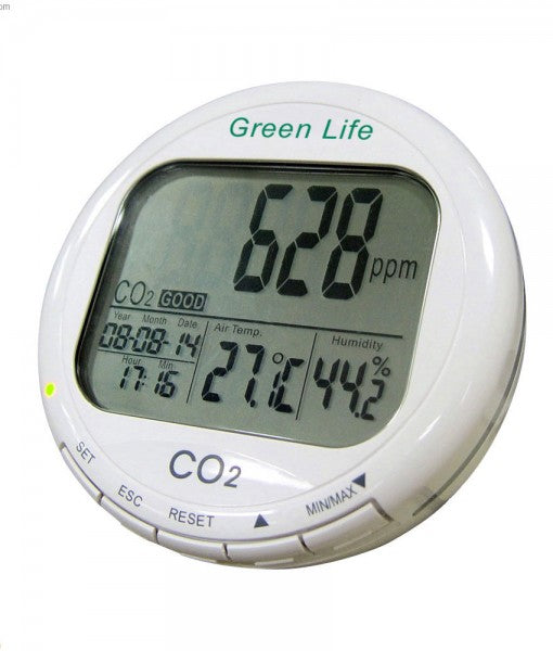 Innendørs inneklimamåler - CO2, Temp & Fukt