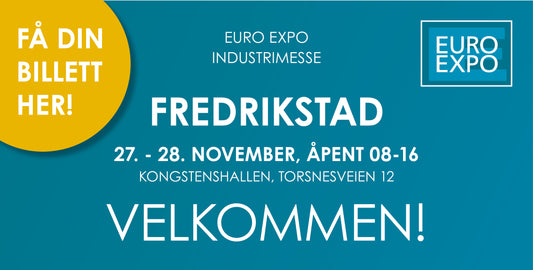 Besøk oss på Industrimessen Euro Expo i Fredrikstad 2024 ⚙️