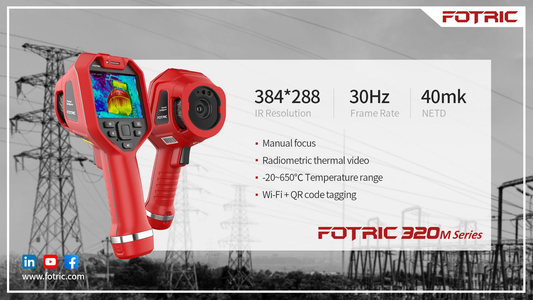 Vi lanserer en ny serie termografikamera fra FOTRIC!