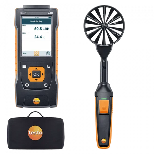 testo 440 – Vingehjulssett (100mm) med Bluetooth®