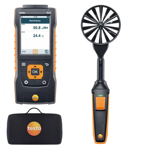 testo 440 – Vingehjulssett (100mm) med Bluetooth®