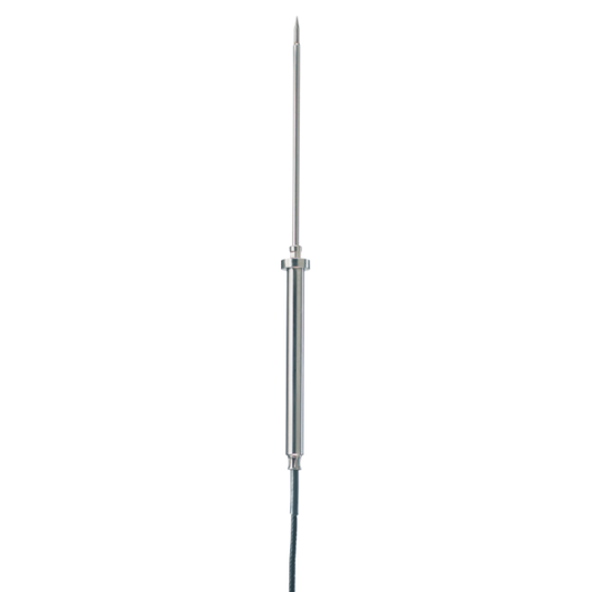 Syrefast innstikkføler med 1,2m fast kabel PTFE