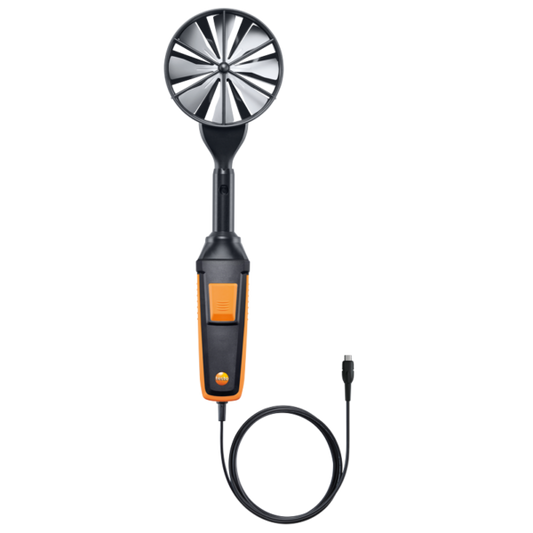 Vingehjulsføler høy presisjons Ø:100mm, med fast kabel og temperatursensor