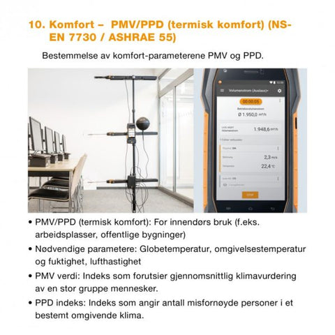 Testo 400 – IAQ (CO2, temperatur og fukt)