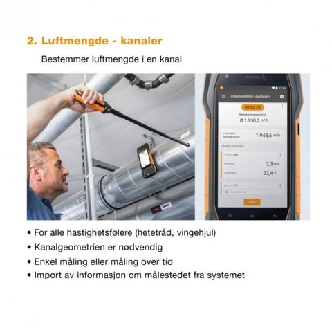 Testo 400 – Ventilasjonssett 3