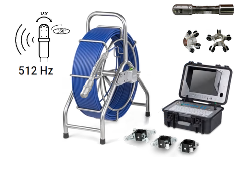 Pakke med ø28 & 56mm - 60 Meter - Artikulerende kamerahode 512Hz