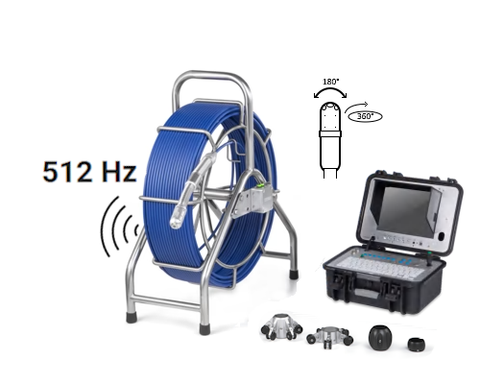 ø28mm - 60 Meter - Artikulerende kamerahode 512Hz