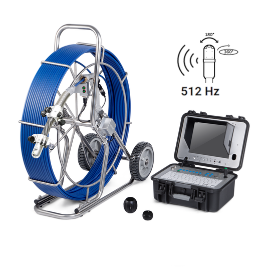 ø28mm - 80 Meter - Artikulerende kamerahode 512Hz