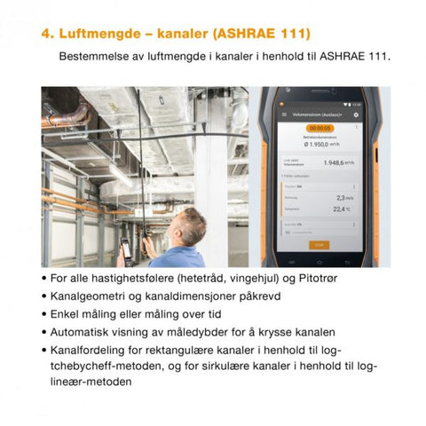 Testo 400 – IAQ (CO2, temperatur og fukt)