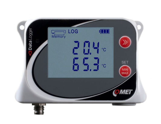Comet datalogger ekstern og intern temp