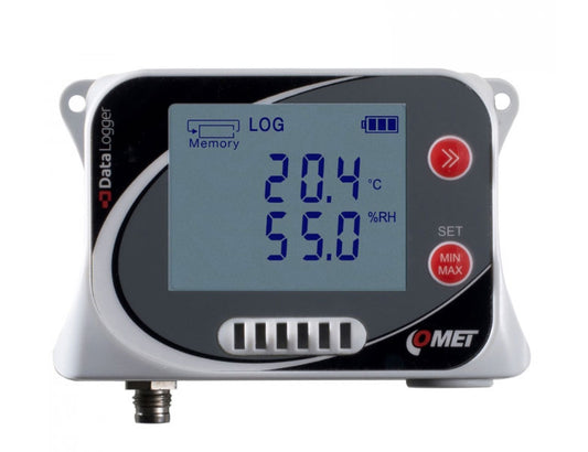 Comet datalogger intern temp/rh, ekstern temp