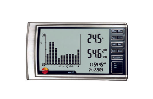 Hygrometer med målehistorikk – Testo 623