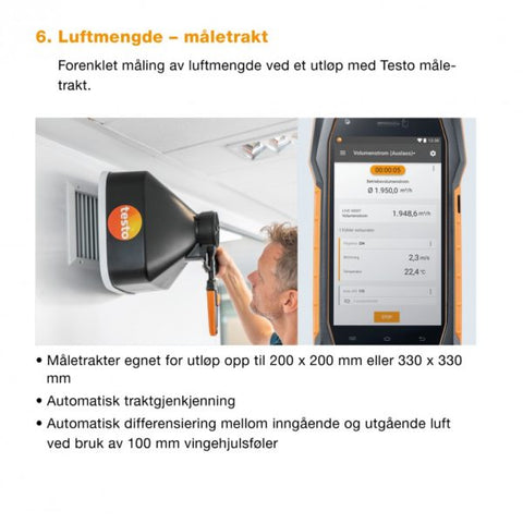 Testo 400 – IAQ (CO2, temperatur og fukt)