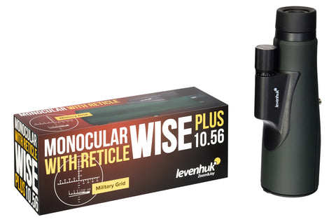 Levenhuk Wise PLUS 10x56 Monokular med Retikkel