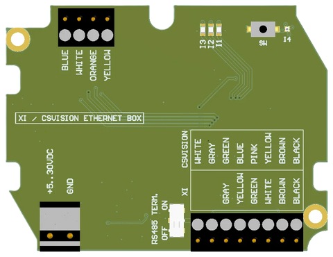 XiCSV-Ethernet TCP/IP / Modbus TCP Grensesnitt-Kit