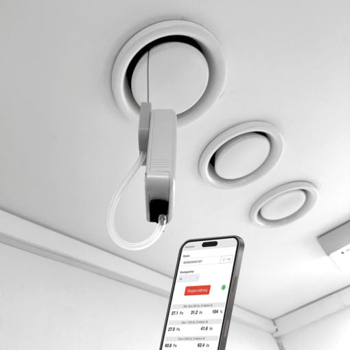 Celsicom V600 – referansemåler for balansering av ventilasjon