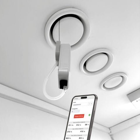 Celsicom V600 – referansemåler for balansering av ventilasjon