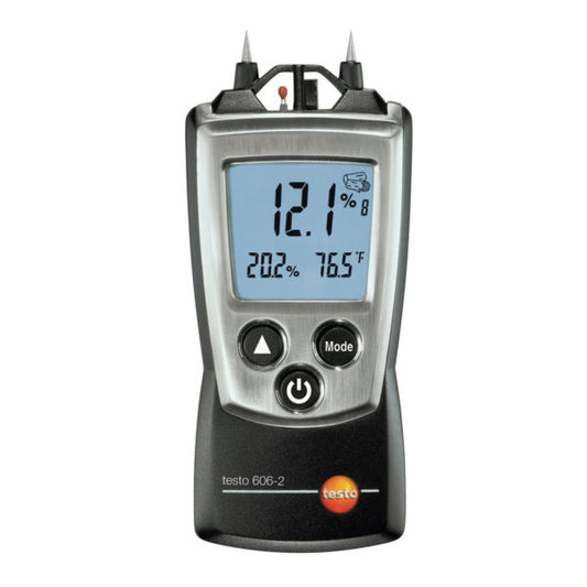 Testo 606-2 – Fuktighetsmåler for bygningsmaterialer/treslag og luftfuktighet