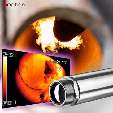 Optris Xi 410 MT – Temp måling gjennom flammer