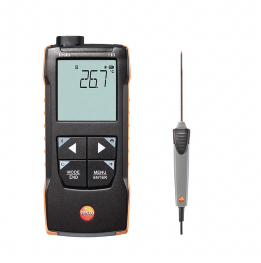 Testo 110 – NTC og vanntett innstikksføler – med NTC temperatursensor