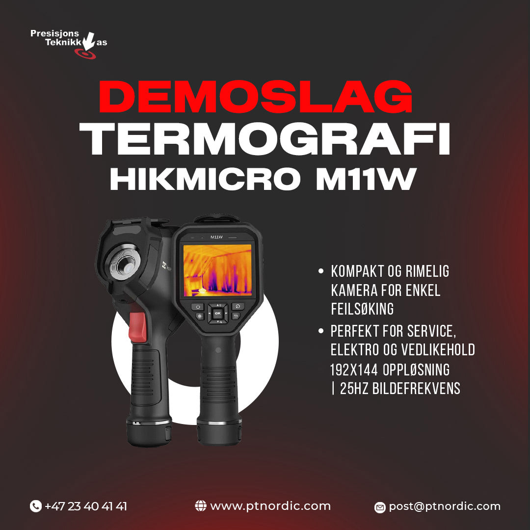 Termografikamera - M11W 192x144 Piksler (DEMO)