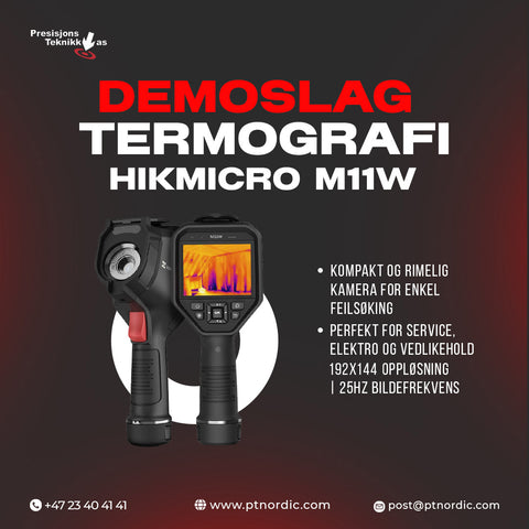 Termografikamera - M11W 192x144 Piksler (DEMO)