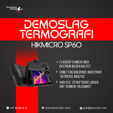 Termografikamera SP60L-25 - 640x480 Piksler (DEMO)