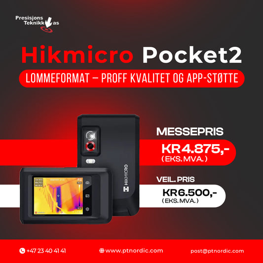 Termografikamera Pocket2 256x192 piksler