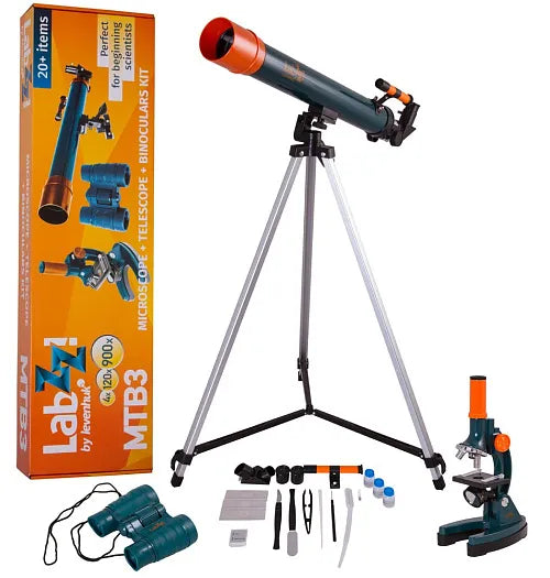 Levenhuk LabZZ MTB3 Mikroskop, Kikkert og Telescope Kit