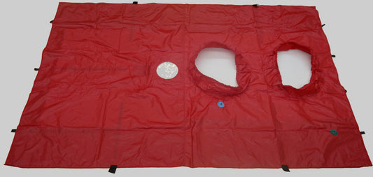 Panel overdimensjonert med 2 åpninger