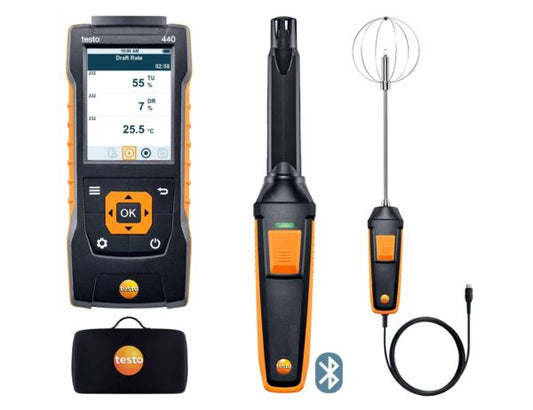 testo 440 – inneklima kombisett med Bluetooth®