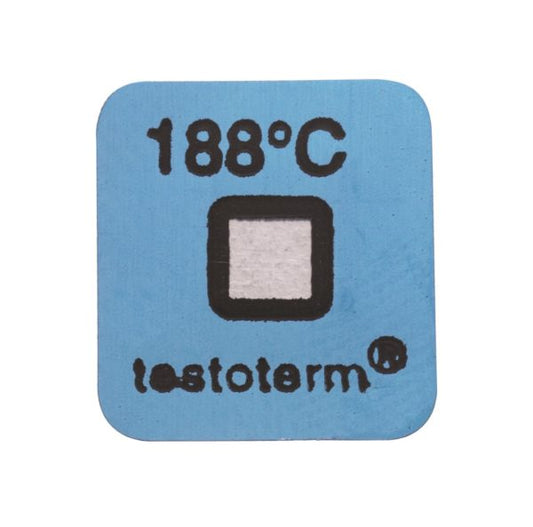 Termostrips singel indikator 65°C