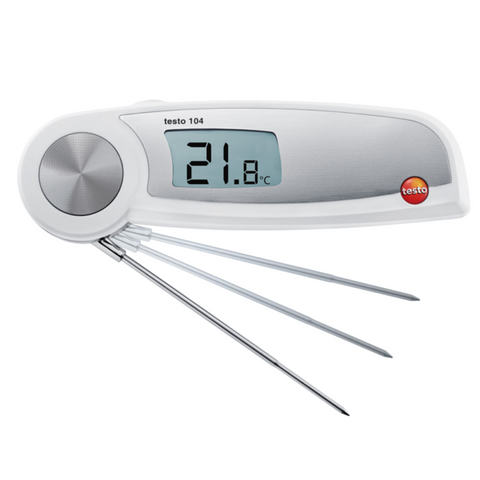 testo 104 – Vanntett Foldetermometer (Måleområde -50 til +250 C)