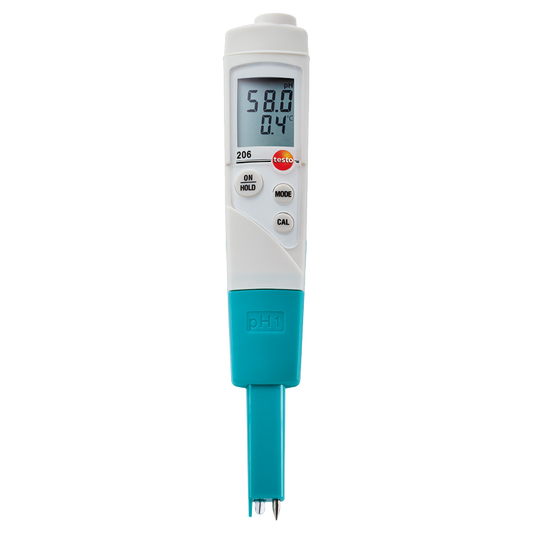 Testo 206 – pH1-måler for Flytende (Viskøse) materialer