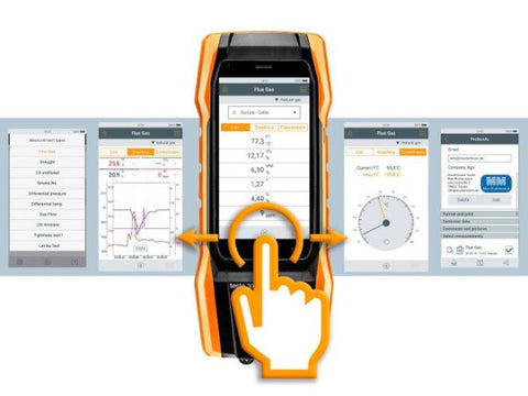 testo 300 Longlife kit 2 – Røykgassanalysator (O 2 , CO H 2 -kompensert opp til 30 000 ppm, NO – kan ettermonteres)