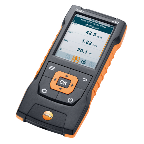 testo 440 – Målesett for luftstrøm kombisett 1 med Bluetooth®