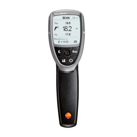 IR-Termometer med modul for relativ fuktighet – Testo 835-H1