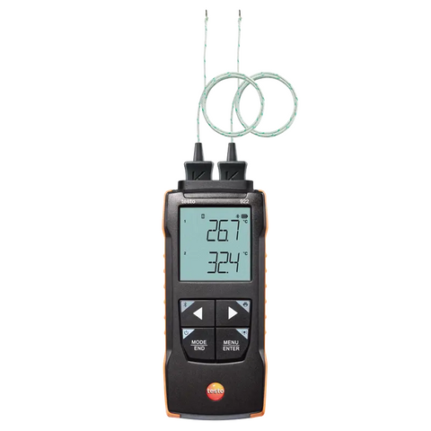 Testo 922 differensial termometer for TC Type K