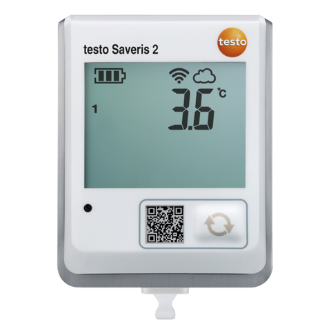 Testo Saveris 2-T1 Trådløs temperaturdatalogger med display og intern NTC-føler